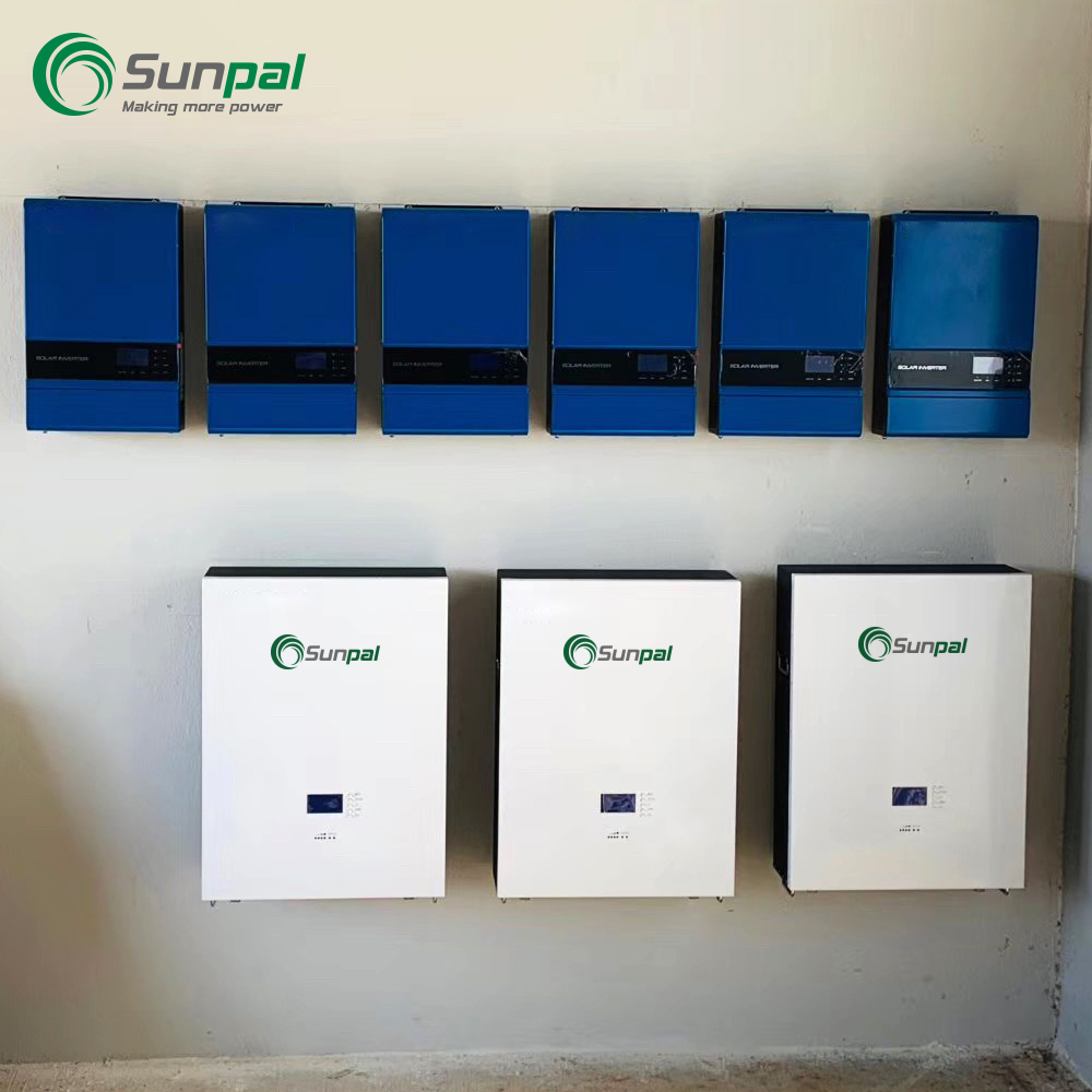 Powerwall 10kwh Lifepo4 Sunpal Lithium Battery 48V 51.2v 200AH Wall ...